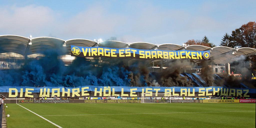 Saarbrücken zündet gegen Kaiserslautern - 1. FC Saarbrücken e.V. | Pyroshow