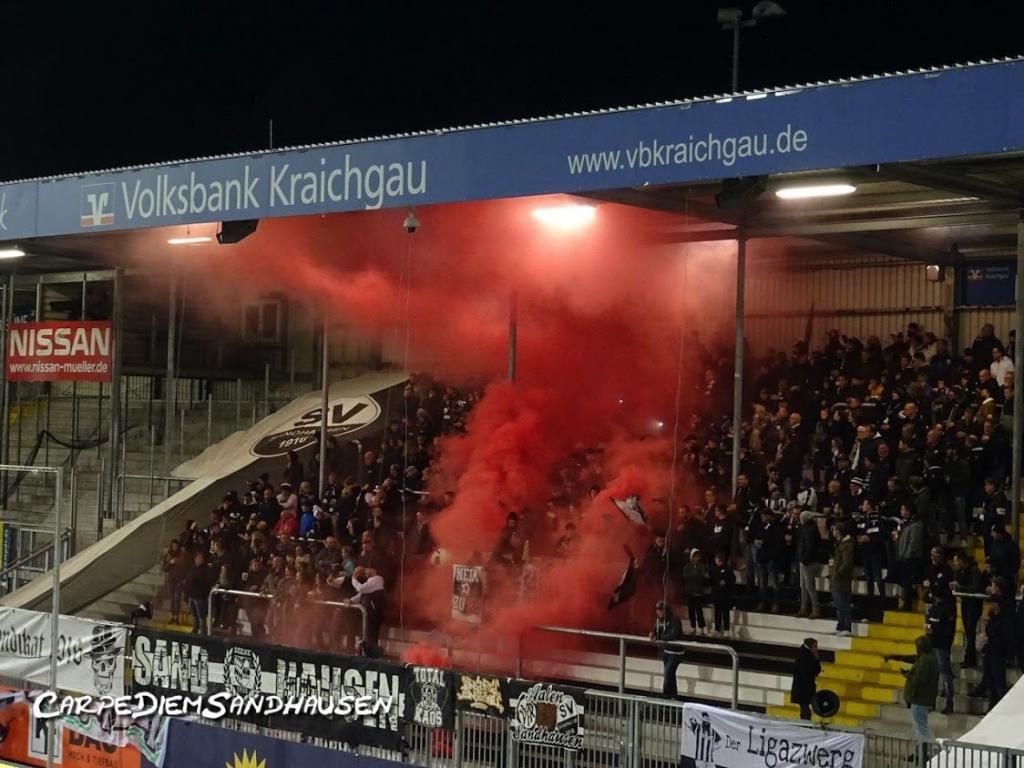 Sandhausen zündet zu Hause gegen Wiesbaden - SV Sandhausen e.V. | Pyroshow