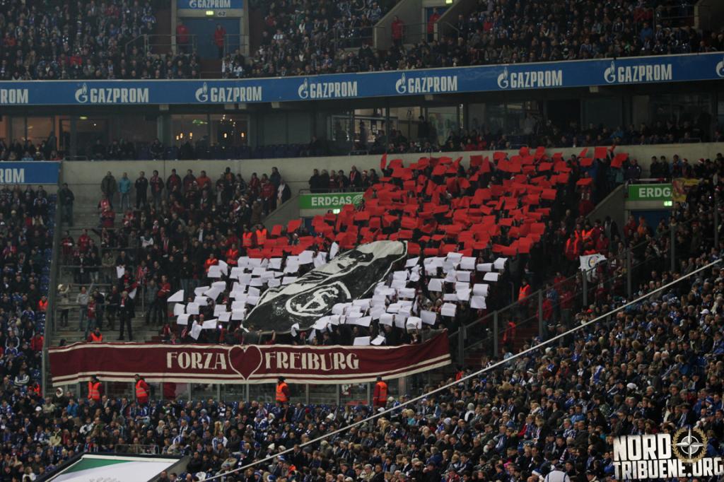 Freiburg Choreo auf Schalke - SC Freiburg e.V. | Choreo