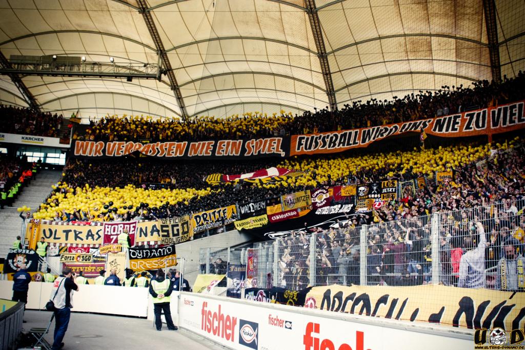 Dynamo Choreo in Stuttgart - SG Dynamo Dresden e.V. | Choreo