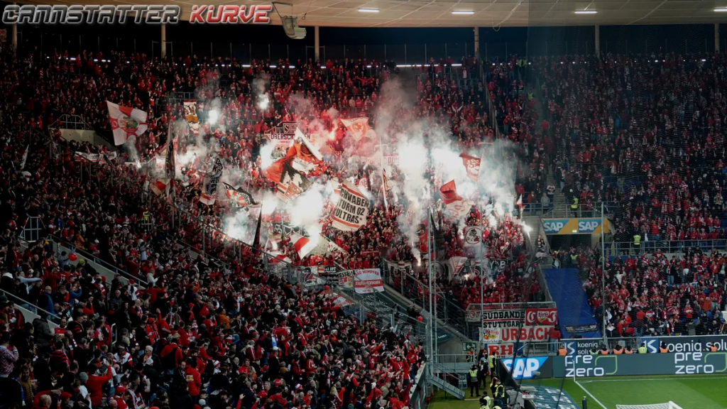 Stuttgart zündet in Hoffenheim - VfB Stuttgart | Pyroshow