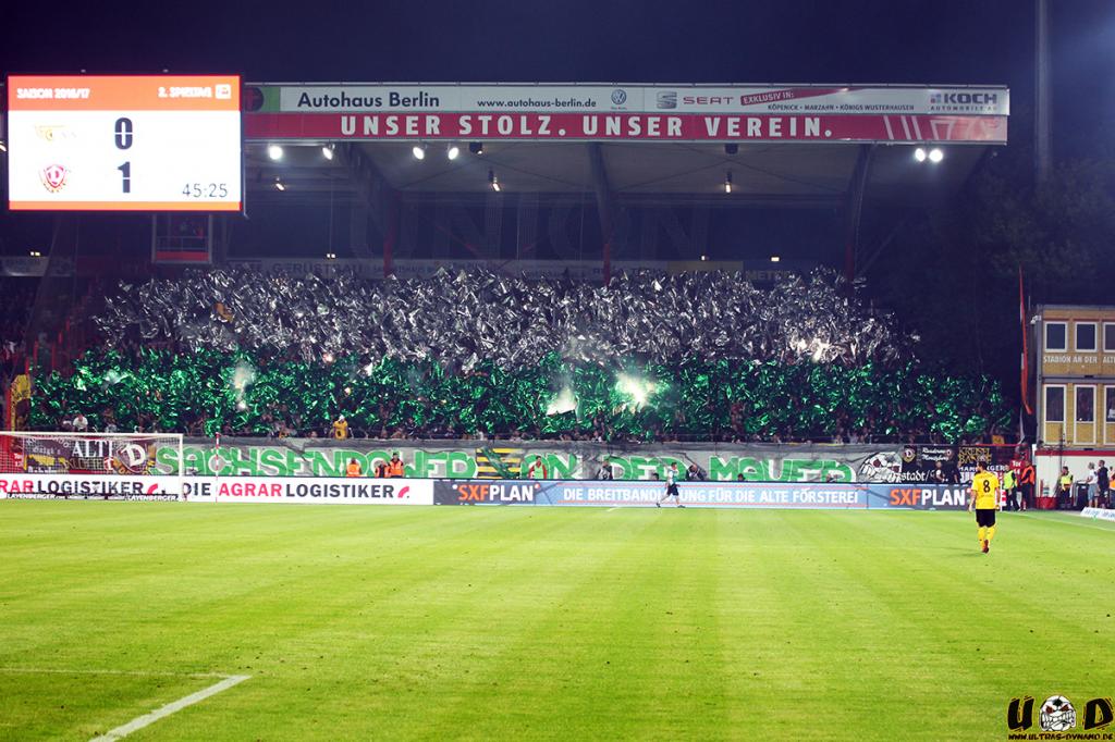 Dynamo Choreo bei Union Berlin - SG Dynamo Dresden e.V. | Choreo