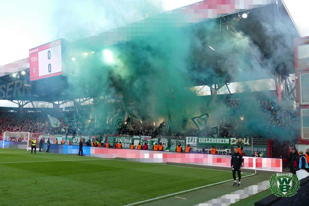 Bremen zündet bei Union Berlin - Werder Bremen | Pyroshow