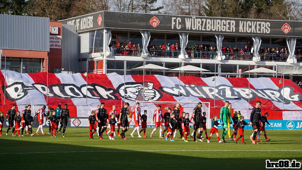 Würzburg Choreo gegen Ingolstadt - FC Kickers Würzburg | Choreo