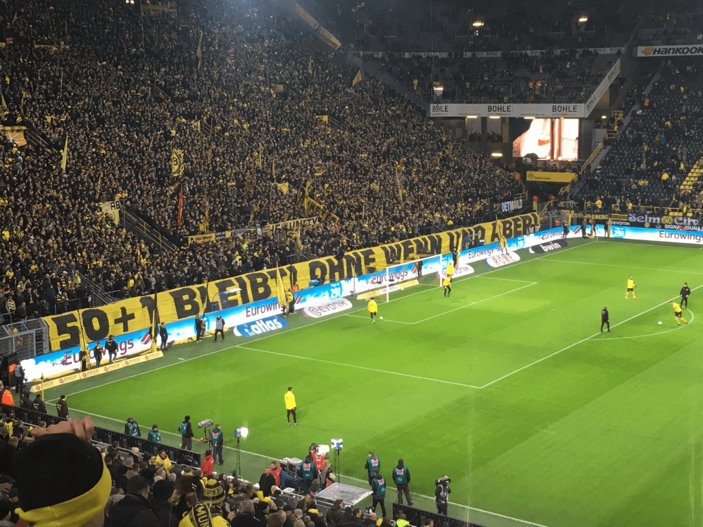 Spruchbanner in Dortmund - Borussia Dortmund | Spruchband
