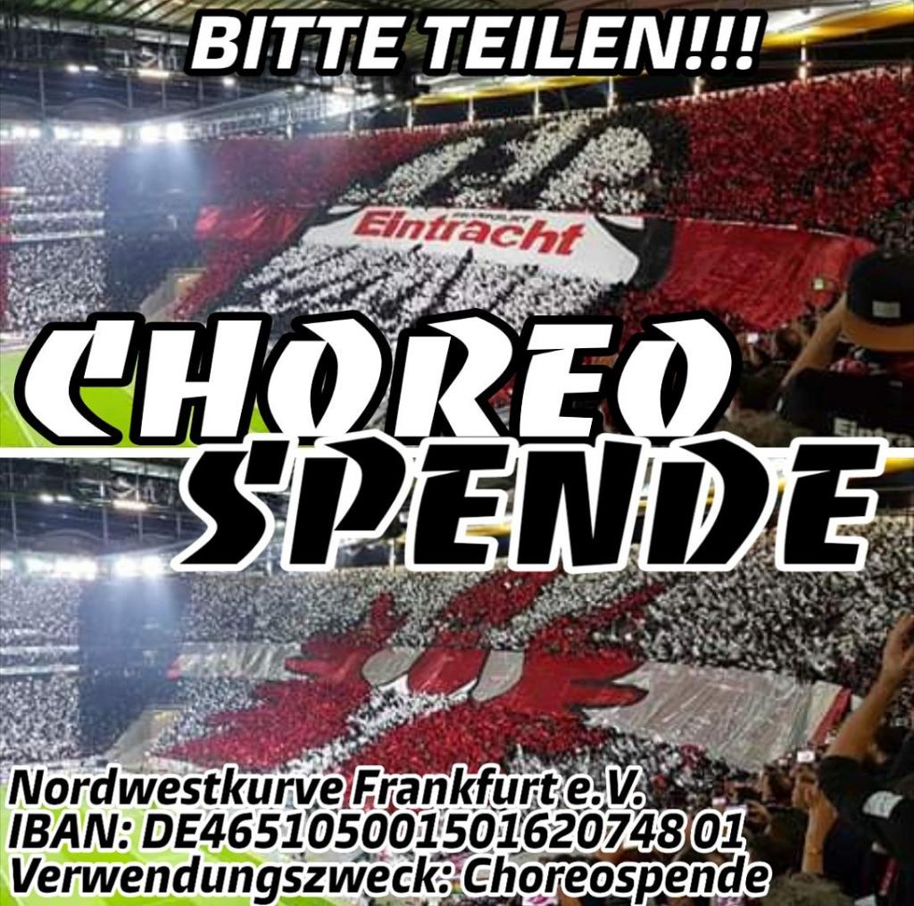 Frankfurt sammeln Spenden für Choreografien - Eintracht Frankfurt | Sonstiges