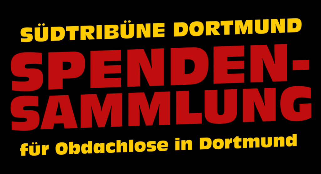Südtribüne Dortmund ruft zu Spenensammlung auf! - Borussia Dortmund | Ankündigung