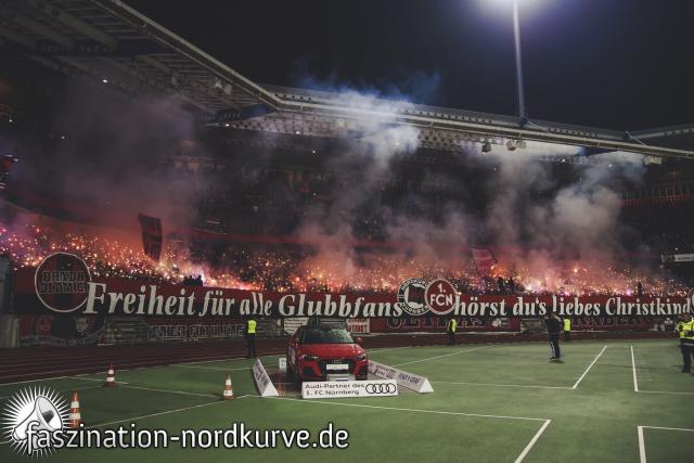 Nürnberg Choreo gegen Dresden