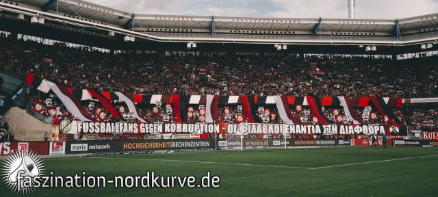 Nürnberg Choreo gegen Regensburg