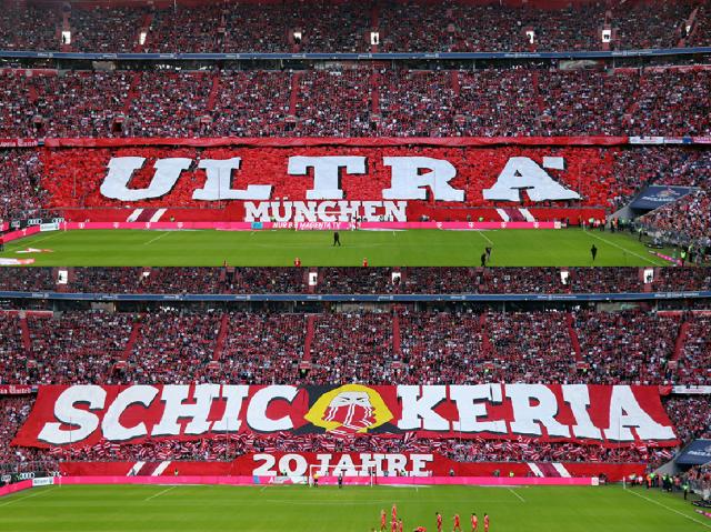 Bayern Choreo gegen Mainz
