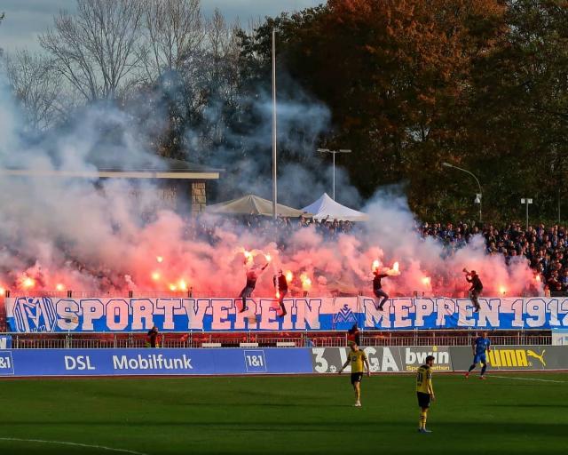 Meppen zündet in Dortmund