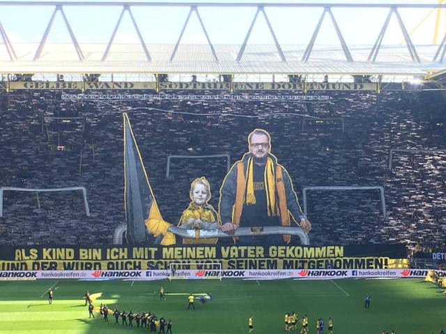Dortmund mit Choreo beim Heimspiel gegen Wolfsburg!