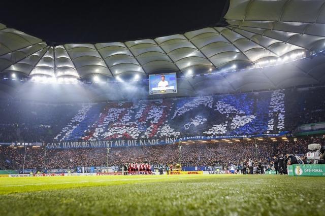 Hamburg Choreo gegen Nürnberg