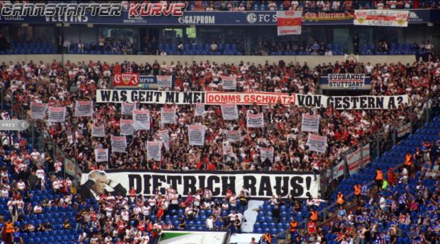 Stuttgart Choreo auf Schalke