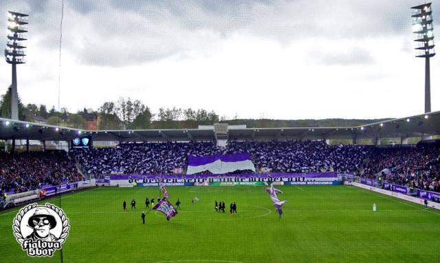 Erzgebirge Aue Choreo gegen Bochum