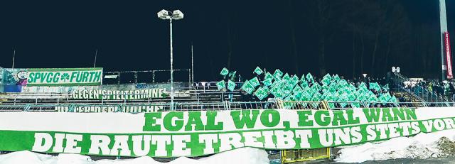 SpVgg Fürth Choreo in Aue