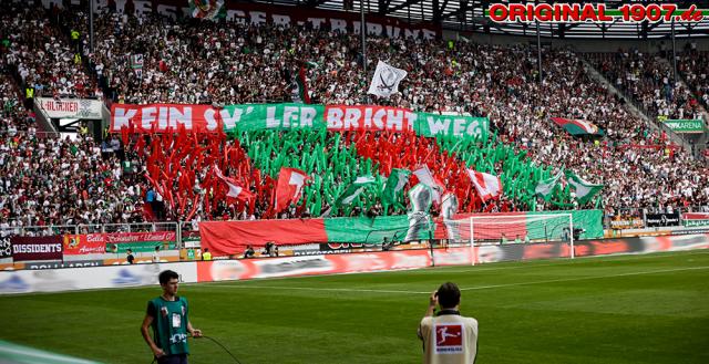 Augsburg Choreo gegen Frankfurt