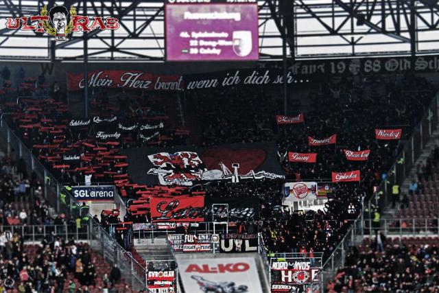 Leverkusen Choreo in Augsburg