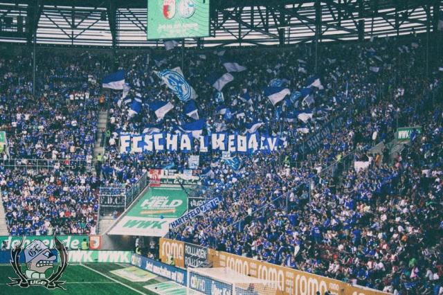Schalke Choreo in Augsburg