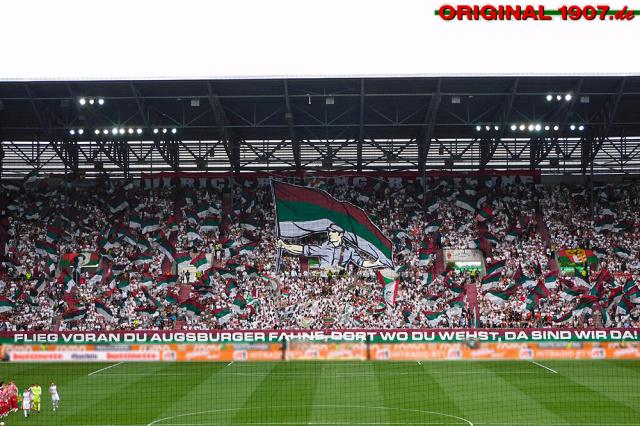 Augsburg Choreo gegen Freiburg