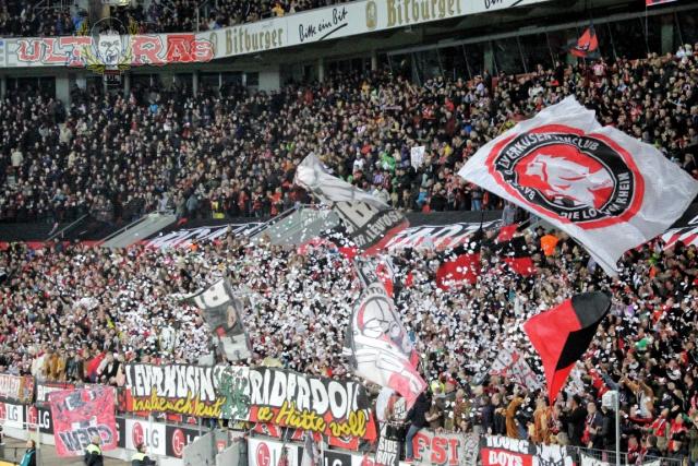 Leverkusen Choreo gegen Bayern