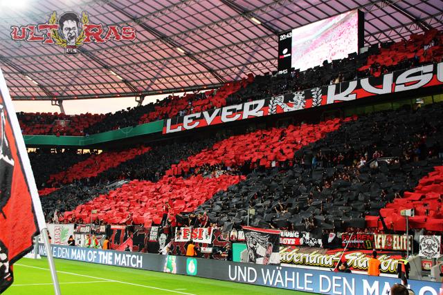 Leverkusen Choreo gegen Bayern