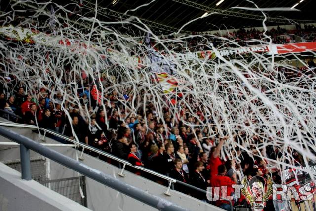 Leverkusen Choreo gegen Charkiw