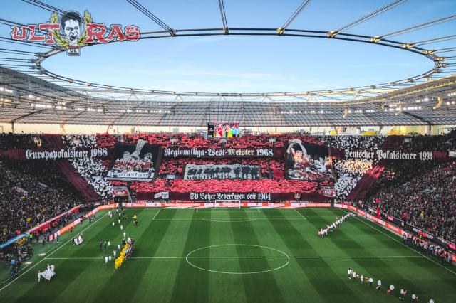 Leverkusen Choreo gegen Dortmund