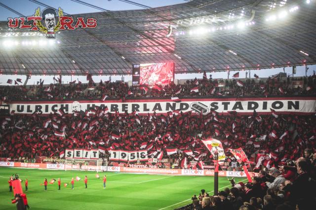 Leverkusen Choreo gegen Düsseldorf