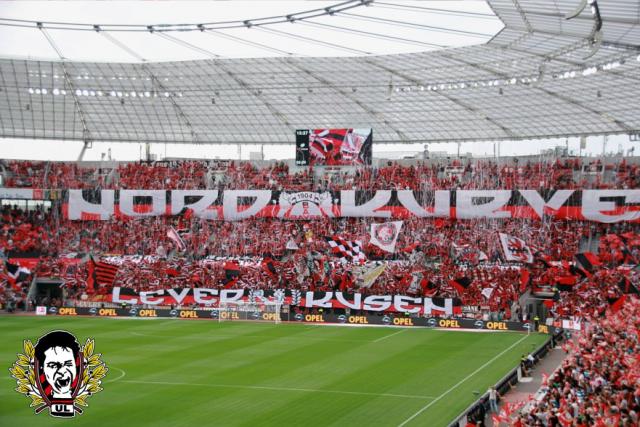 Leverkusen Choreo gegen Freiburg