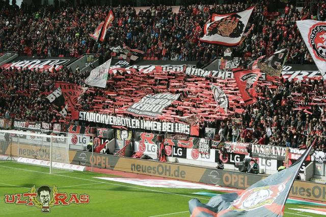 Leverkusen Choreo gegen Hamburg