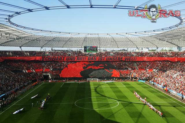 Leverkusen Choreo gegen Hamburg