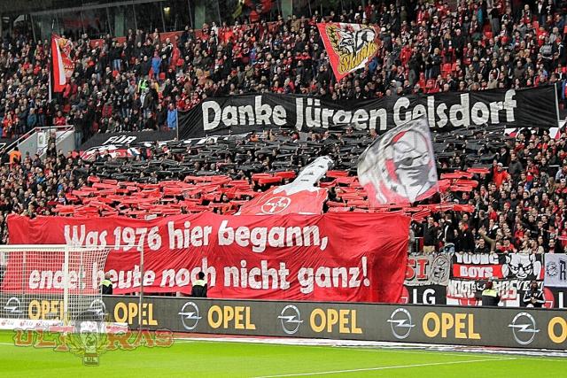Leverkusen Choreo gegen Hannover