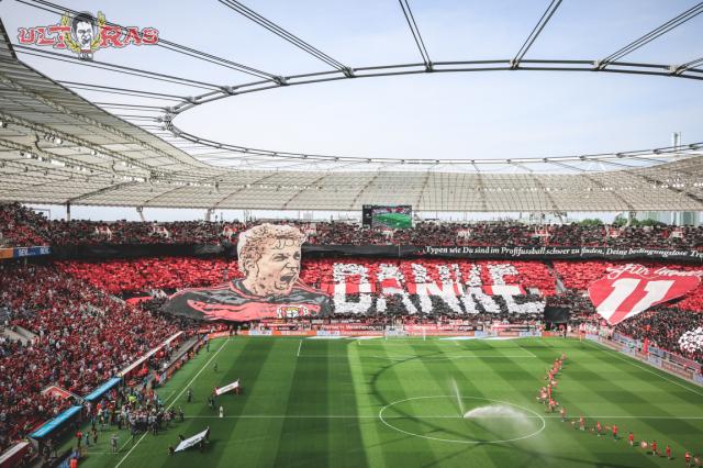 Leverkusen Choreo gegen Hannover