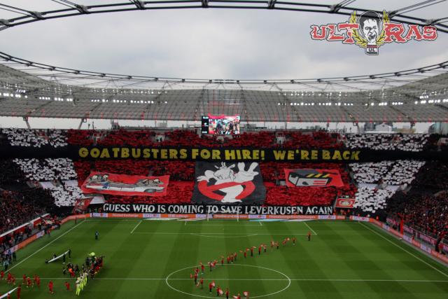 Leverkusen Choreo gegen Köln