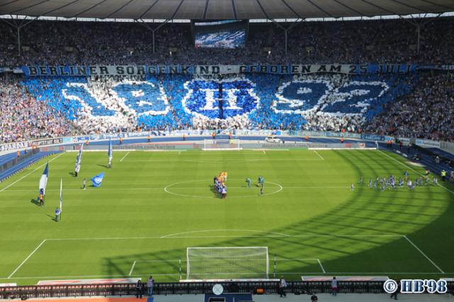 Hertha Choreo gegen Braunschweig