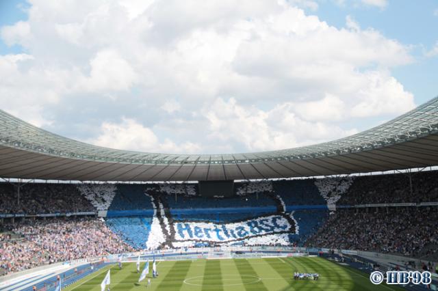 Hertha Choreo gegen Bremen