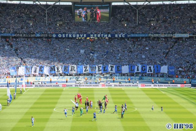 Hertha Choreo gegen Cottbus