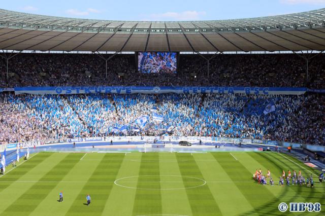 Hertha Choreo gegen Darmstadt