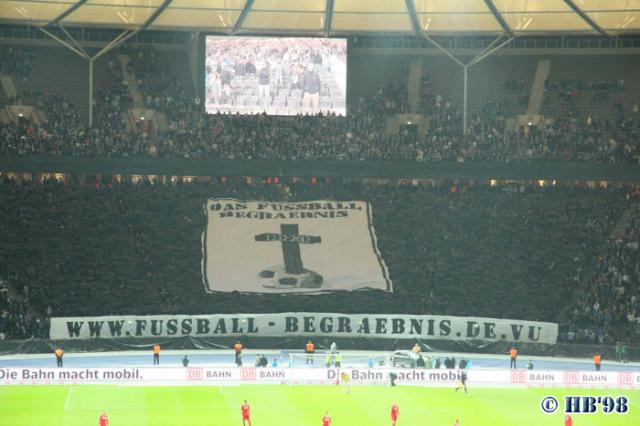 Hertha Choreo gegen Köln