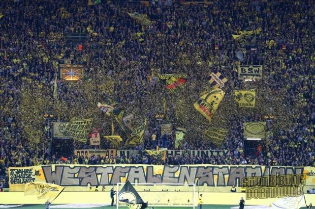 Dortmund Choreo gegen Hamburg