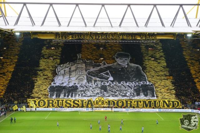 Dortmund Choreo gegen Hertha BSC