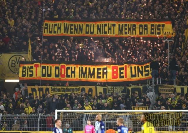 Dortmund Choreo gegen Hertha BSC