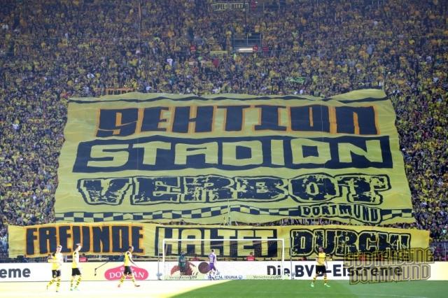 Dortmund Choreo gegen Mainz