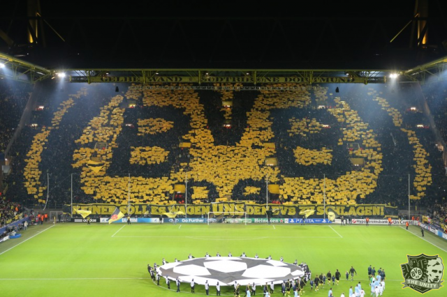 Dortmund Choreo gegen Manchester City