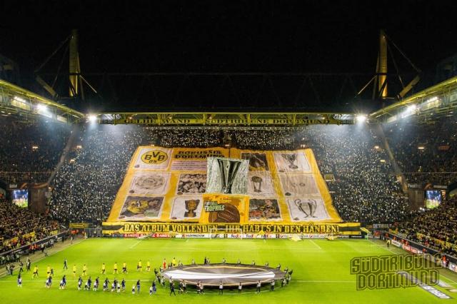Dortmund Choreo gegen Porto