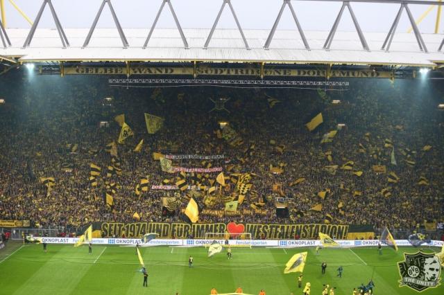 Dortmund Choreo gegen Wolfsburg