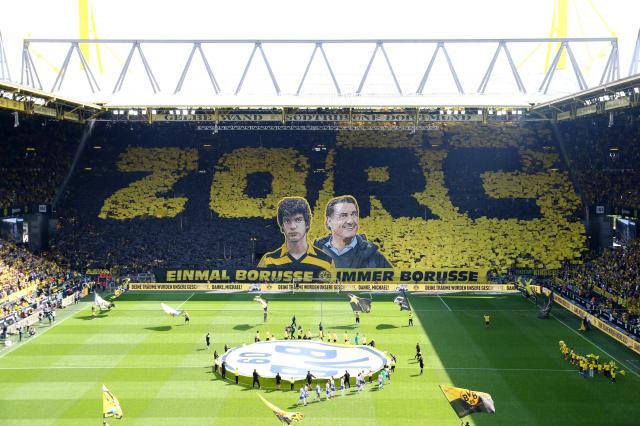 Dortmund Choreo gegen Hertha BSC