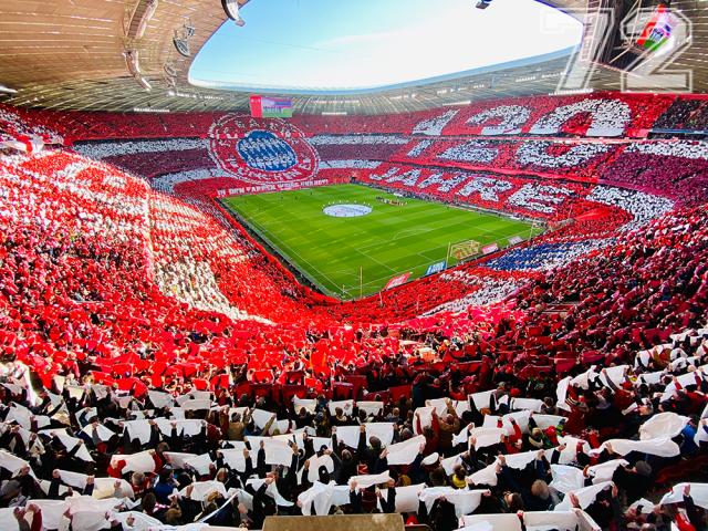 Bayern Choreo gegen Augsburg