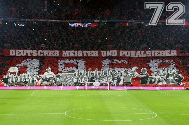 Bayern Choreo gegen Dortmund